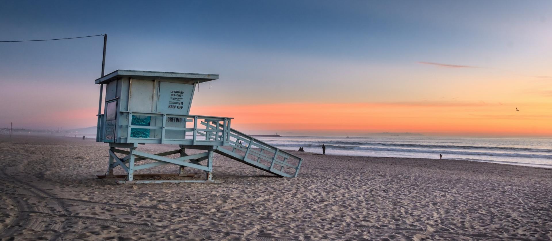 Plaża Venice Beach w Los Angeles, Kalifornia